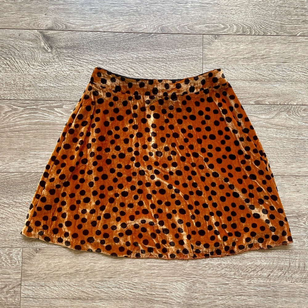 Madewell Velvet Skirt -- Size 4
